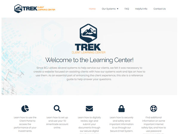 Trek Financial Client Learning Center